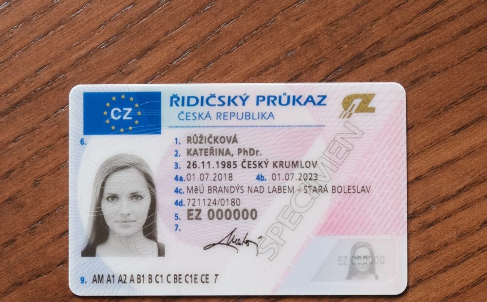 Licencia de conducir de la República Checa