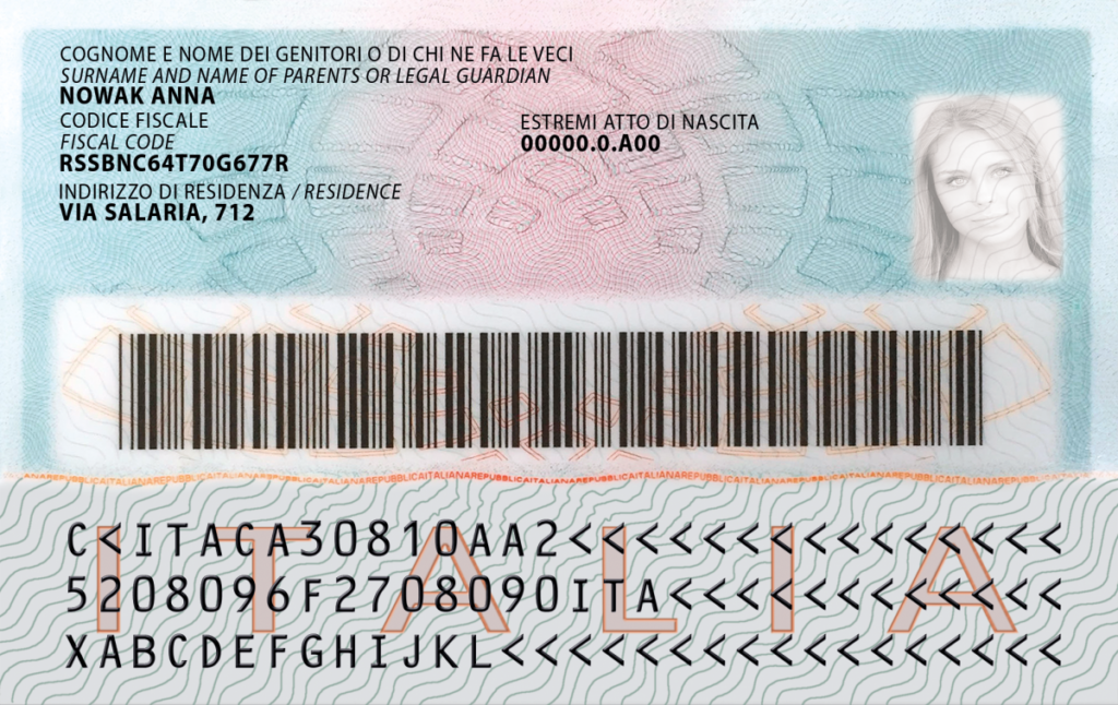 Comprar tarjeta de identificación italiana