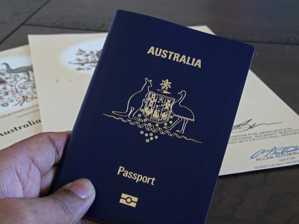 Obtener un nuevo pasaporte australiano