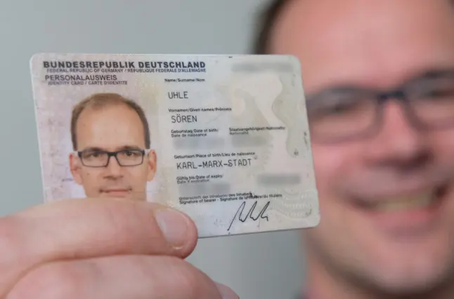 Obtener tarjeta de identificación alemana