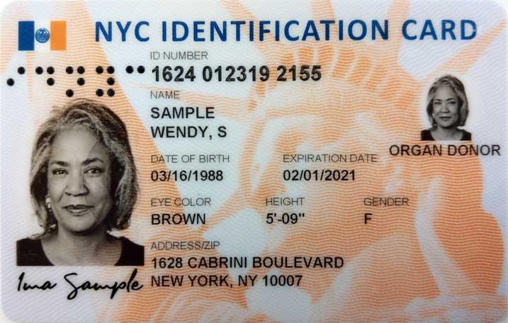 Comprar tarjeta de identificación registrada en línea